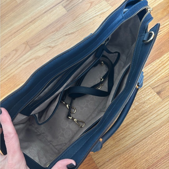 Michael Kors Navy Blue Selma Satchel - Picture 3 of 5